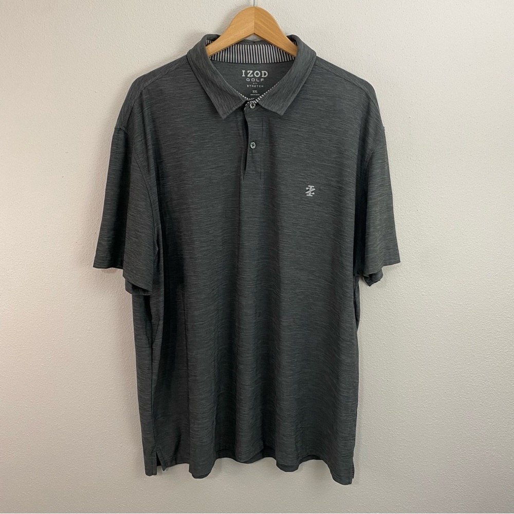 ✨Izod Golf Grey Polo T-Shirt Men's Size XXL